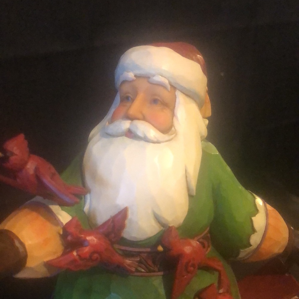 Jim Shore Spirits Bright Take Flight; 10” Santa with cardinals in flight - Picture 8 of 9